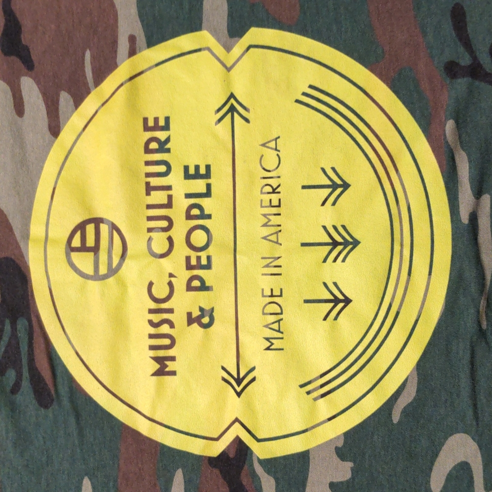 Made in America festival camo t-shirt